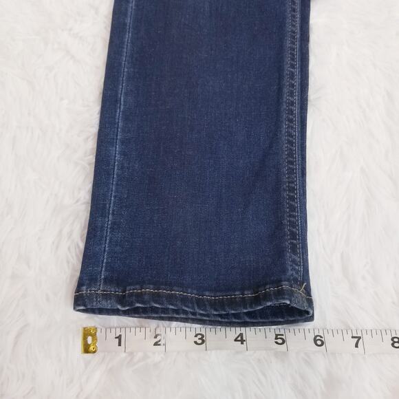 Ottod'Ame Jeans Low Rise Skinny Blue Denim - Picture 9 of 12